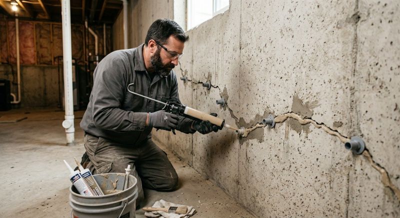 Basement Crack Repair in Fernandina Beach, FL