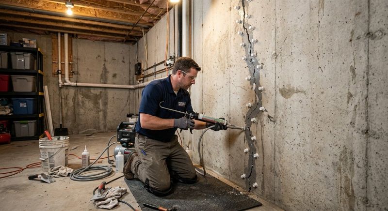 Basement Crack Repair in Fernandina Beach, FL