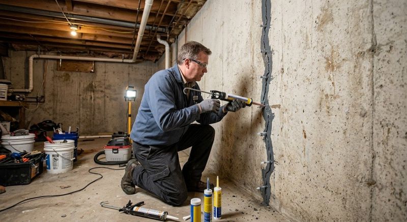 Basement Crack Repair in Fernandina Beach, FL