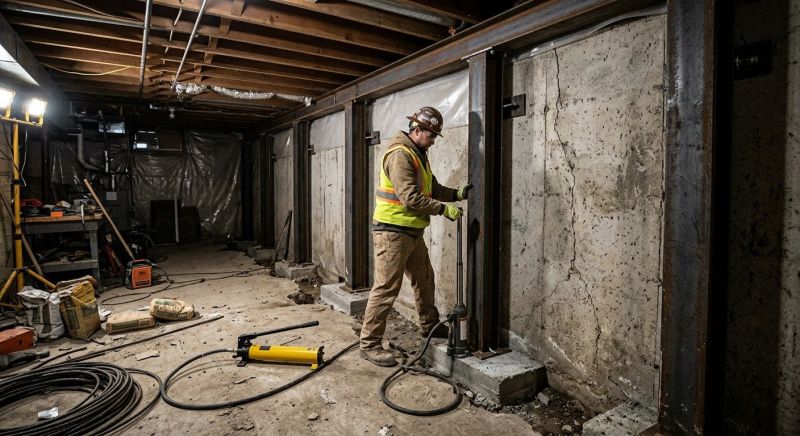 Basement Stabilization in Fernandina Beach, FL