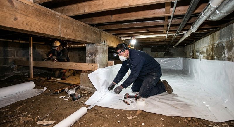 Crawl Space Leveling in Fernandina Beach, FL