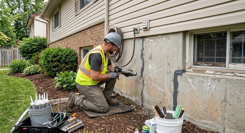 Foundation Crack Sealing in Fernandina Beach, FL