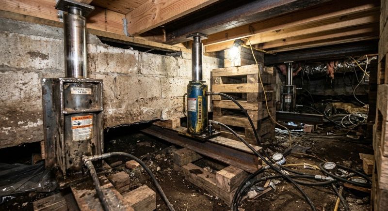 Foundation Jacking in Woodbine, GA