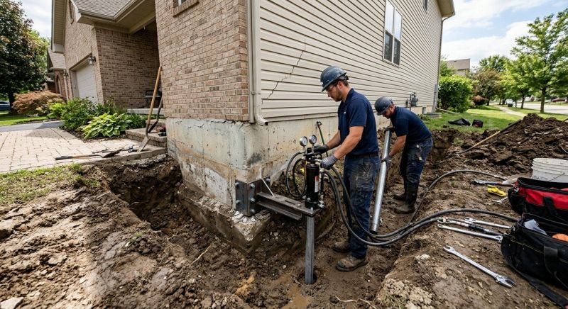 Foundation Settlement Repair in Fernandina Beach, FL