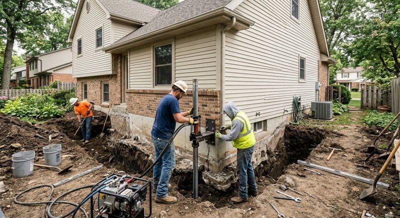 Foundation Settlement Repair in Fernandina Beach, FL