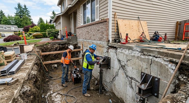 Foundation Structural Repair in Woodbine, GA