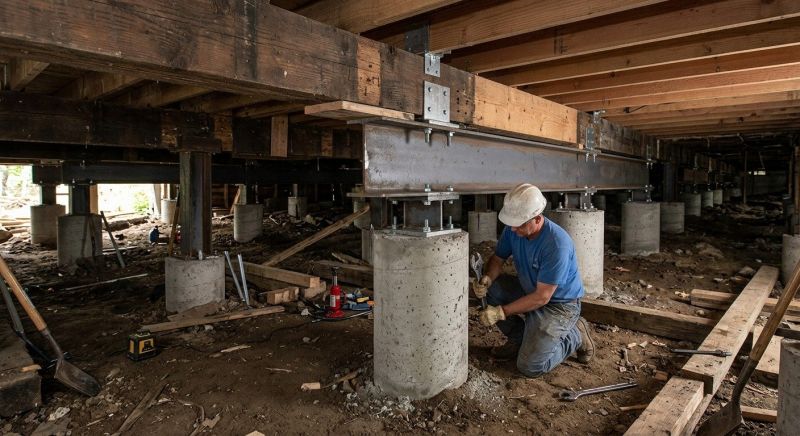 Foundation Underpinning in Fernandina Beach, FL