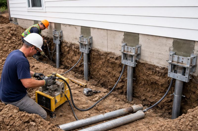 Helical Piers Installation in Fernandina Beach, FL