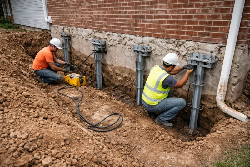 Helical Piers Installation in Fernandina Beach, FL