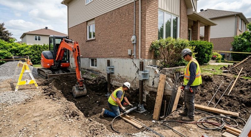 House Foundation Repair in Woodbine, GA
