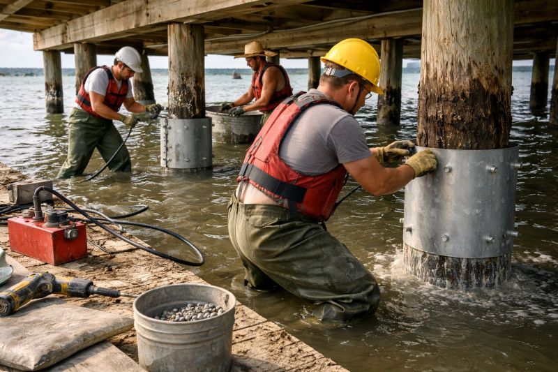 Piling Repair in Woodbine, GA