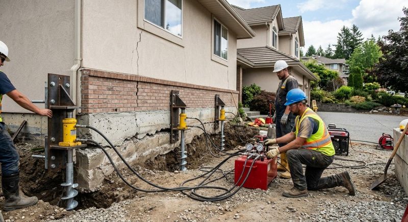 Sinking Foundation Lifting in Fernandina Beach, FL