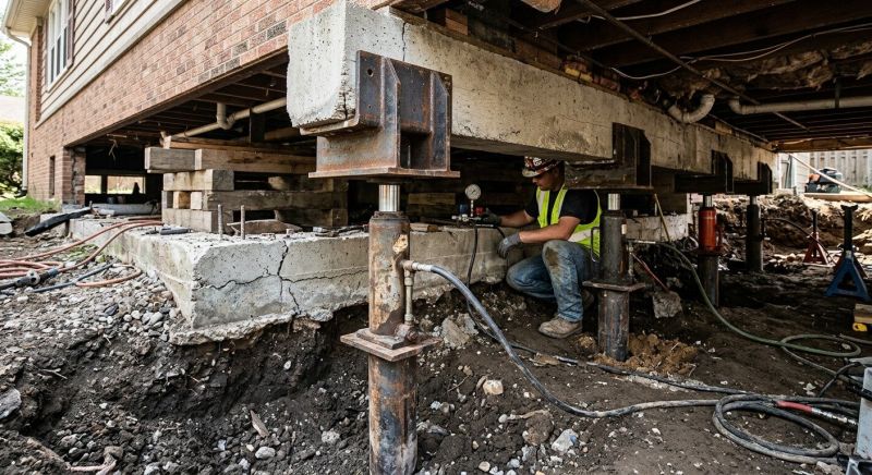Sinking Foundation Lifting in Fernandina Beach, FL