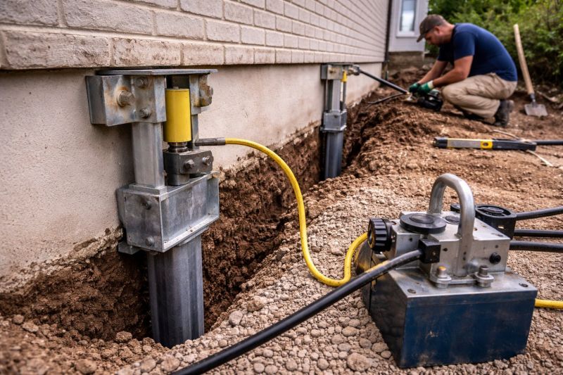 Sinking Foundation Repair in Woodbine, GA