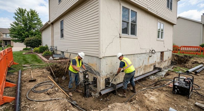 Sinking Foundation Repair in Yulee, FL